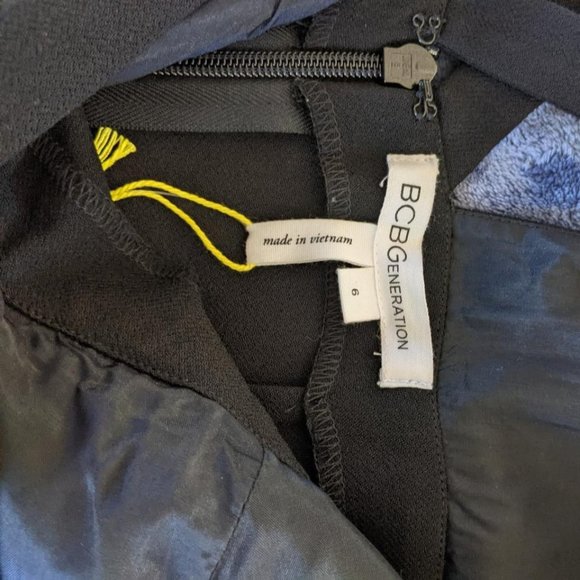 BCBGeneration | Black Sleeveless with Band Detail Cocktail Dress - Picture 9 of 9